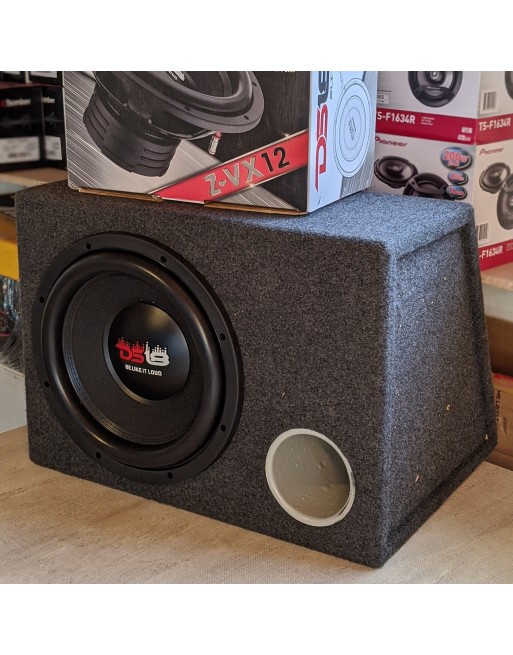 CAJON ARMADO CON 1 SUBWOOFER DS18 ZVX 12" 750RMS