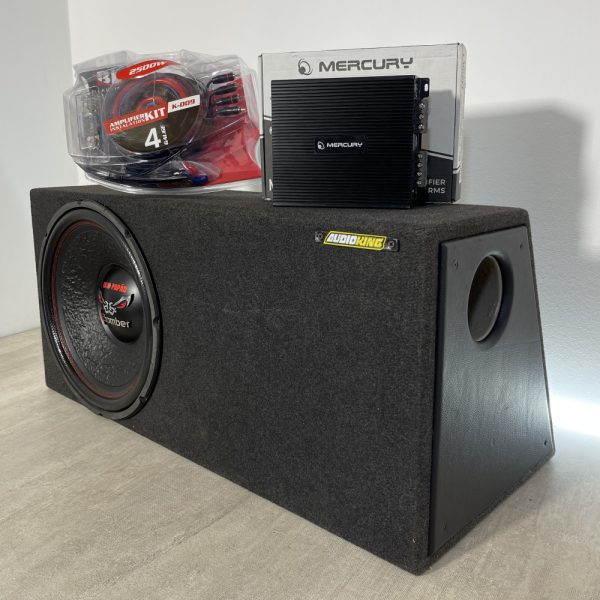 1 Combo Bomber Bicho Papao 15″ 600 RMS + Potencia + Kit + Cajon