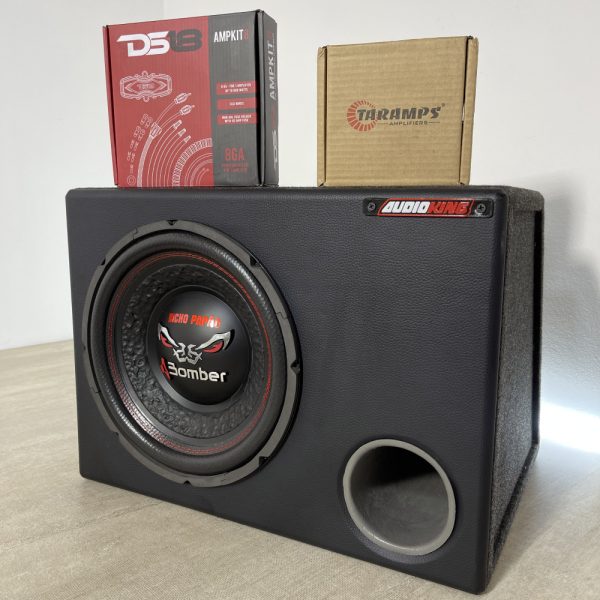 1 Combo Bomber Bicho Papao 12″ 400 RMS + Potencia + Kit + Cajon