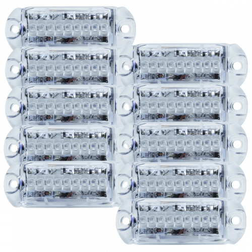 AJK PACK X10 LUCES LED 3W STROBO