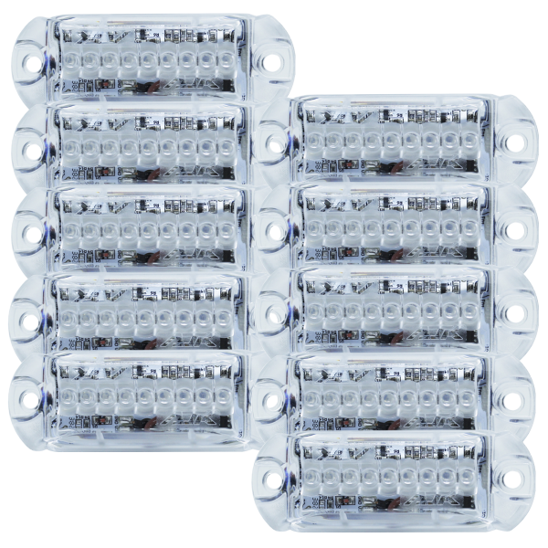1 AJK PACK X10 LUCES LED 3W STROBO
