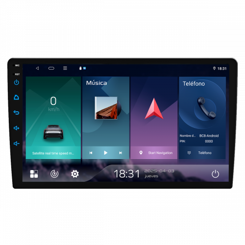 1 STEREO BLAULINE PANTALLA 9″ ANDROID 4GB BLUETOOTH BCM-950