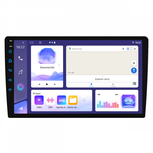 1 STEREO BLAULINE PANTALLA 9″ IPS ANDROID 4GB BCM-950 PLUS