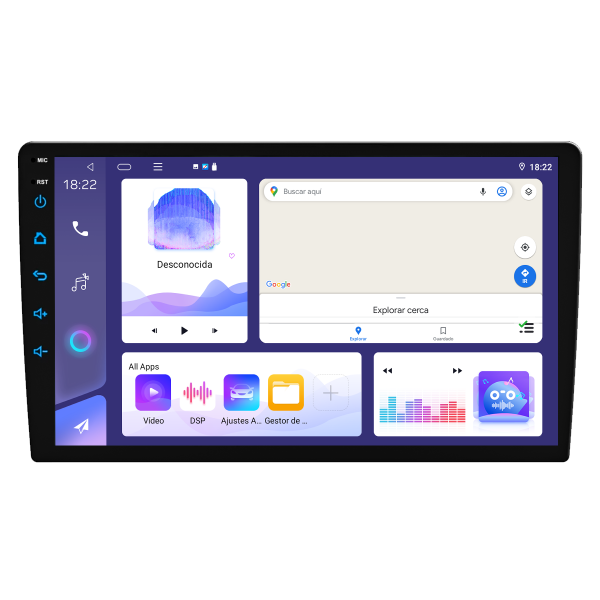 STEREO BLAULINE PANTALLA 9″ IPS ANDROID 4GB BCM-950 PLUS