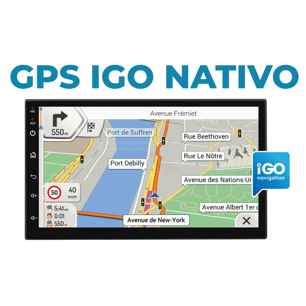 4 STEREO BLAULINE PANTALLA 7" ANDROID BLUETOOTH BCM-790A