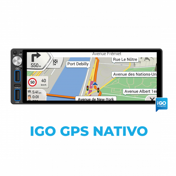 5 STEREO BLAULINE PANTALLA 6.8" ANDROID BLUETOOTH BCM-690A