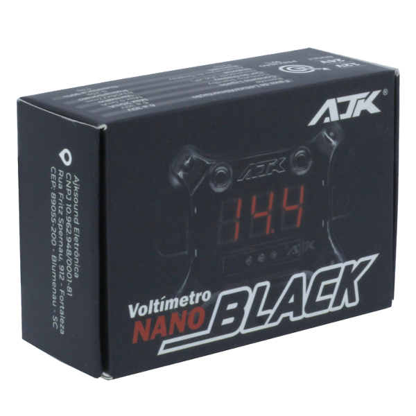 AJK VOLTIMETRO NANO BLACK