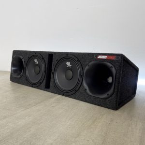 BLAULINE RACK SLOT PORT CON MEDIOS 8" Y DRIVERS